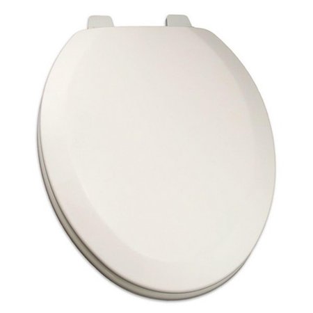 HOMESTYLES Deluxe Molded Wood Elongated Toilet Seat, White HO115543